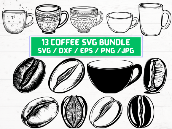 13 Coffee SVG File: A Versatile Digital Asset for Designers and Creators