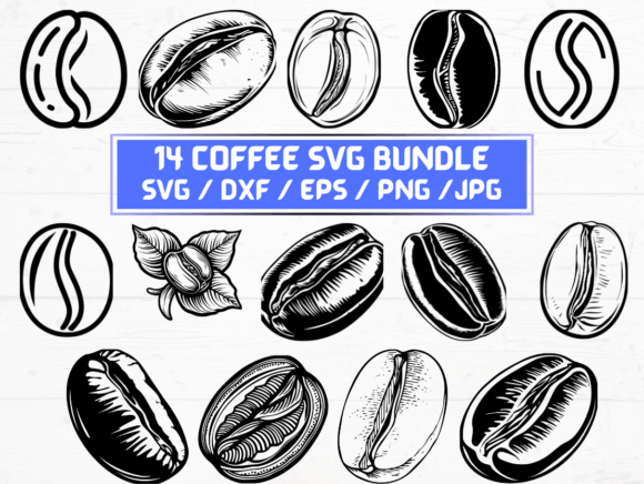 14 Coffee SVG Bundle: A Versatile Digital Asset for Designers and Creators