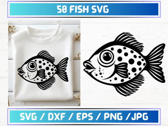 50 Fish SVG Files: A Versatile Resource for Designers and Creators