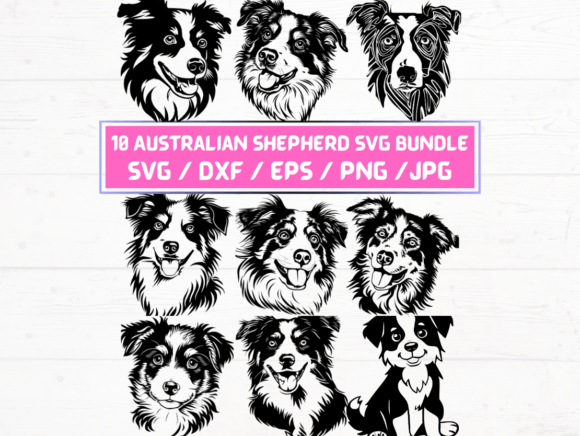 Australian Shepherd Dog Svg: A Versatile Digital Asset
