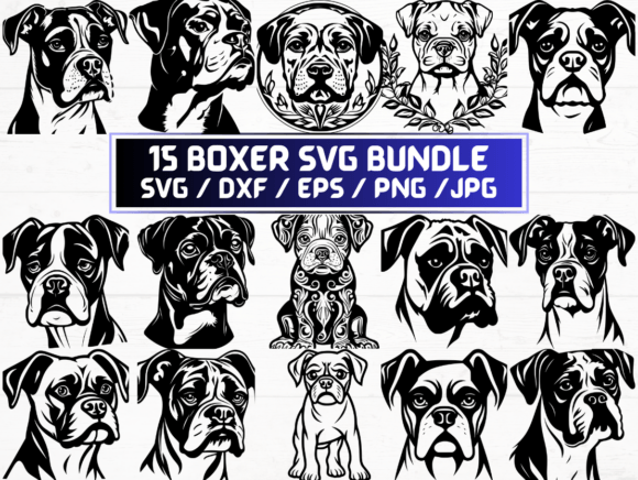 Boxer SVG Bundle: A Creative Resource for Designers and Makers