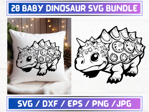 CHRISTMAS SVG, Baby Dinosaur SVG: A Versatile Digital Asset for Creative Projects