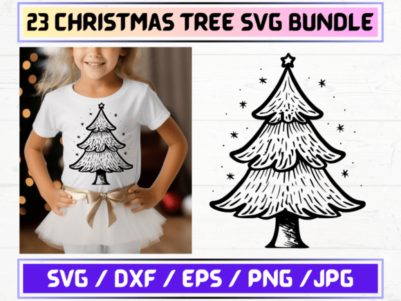 Christmas Tree SVG Bundle: A Versatile Resource for Creative and Practical Use