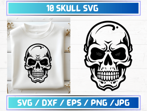 Exploring the Versatility of 10 Skull SVG Files in Modern Design and Creativity