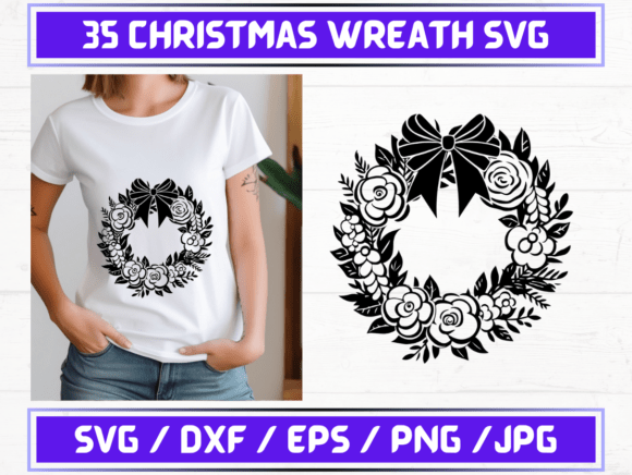 Exploring the Versatility of Christmas Wreath SVG Files for Design and Production