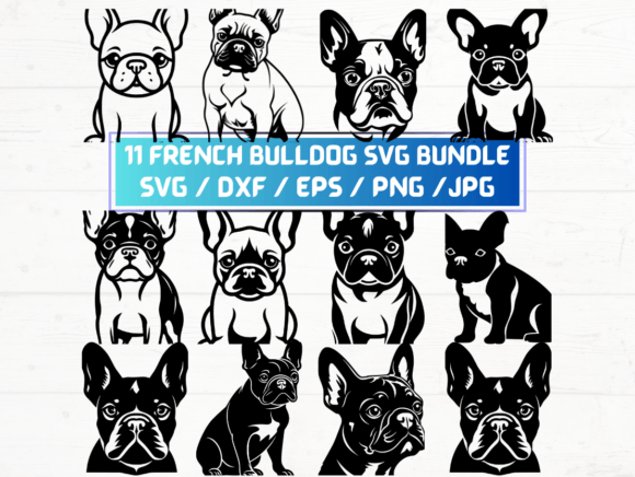 French Bulldog Svg Bundle
