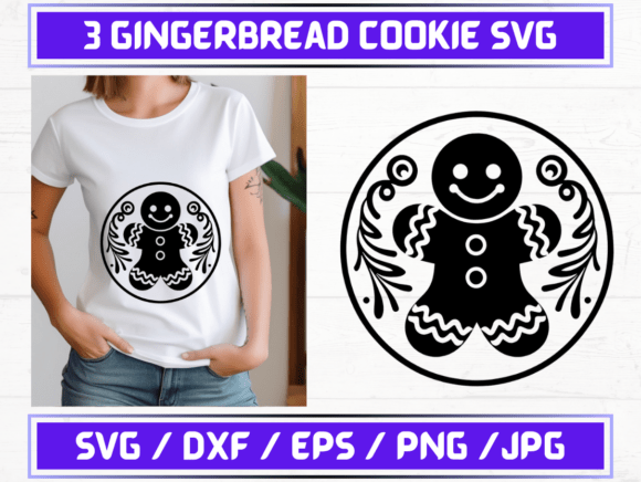 Gingerbread Cookie SVG: A Versatile Digital Design Asset