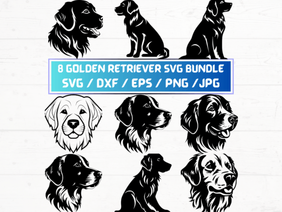 Golden Retriever Svg Bundle