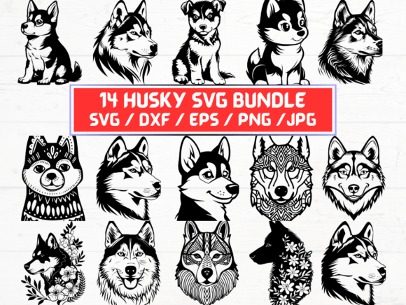 Husky Dog Svg: A Digital Asset for Creative Projects