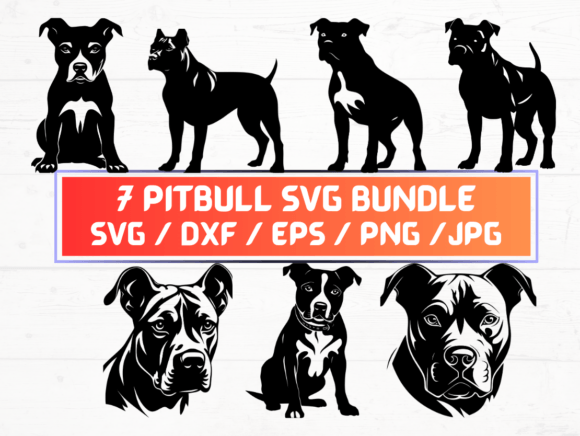 Pitbull Svg File for Creative Professionals