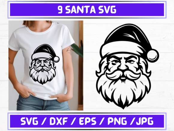 Santa SVG for Creative Projects