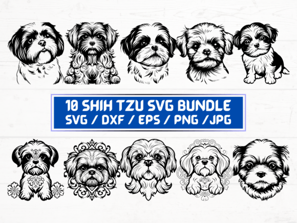 Shih Tzu Dog Svg Bundle: A Comprehensive Overview for Designers and Creators