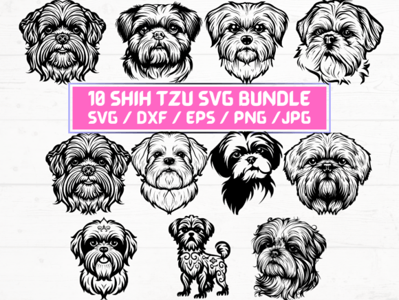 Shih Tzu Svg Bundle: A Comprehensive Resource for Creative Professionals