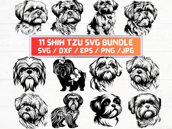 Shih Tzu SVG for Creative Projects