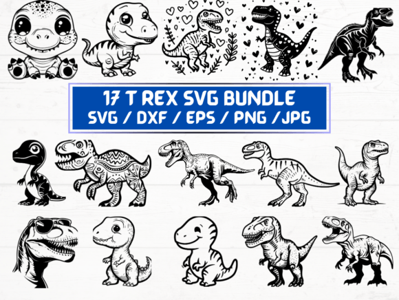 T Rex SVG File: A Versatile Digital Asset for Designers and Creators