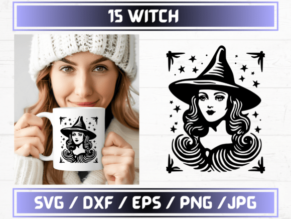 Witch SVG Files and Digital Formats for Creative Projects